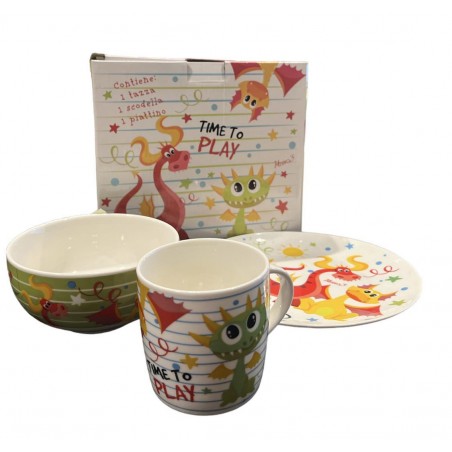 Set 3 pezzi pappa bimba/o