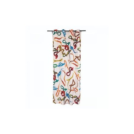 Tenda in poliestere toiletpaper 120x280 snakes white