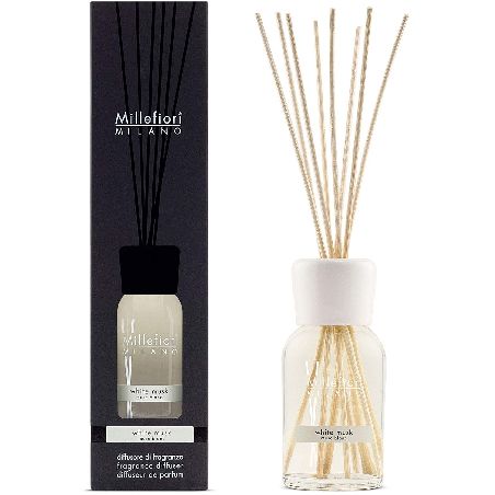 MILLEFIORE DIFFUSORE A STICK 250ML ART. 7DDMB FRAGRANZA MUSCHIO BIANCO