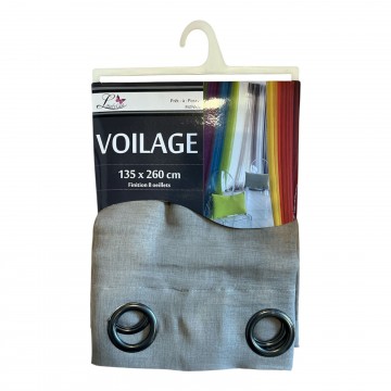Tenda voilage 135 x 260 cm...