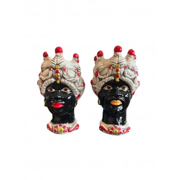 Coppia Testa di Moro Dino...