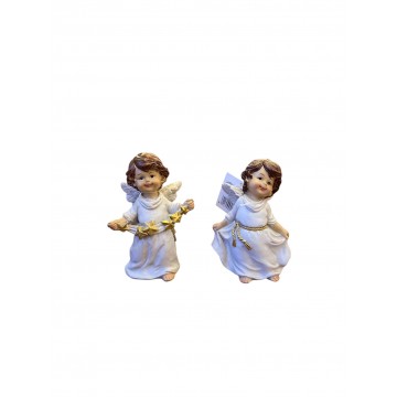 SET/2 ANGELI 12 CM C/STELLE...