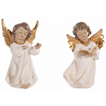 Angelo in resina colorata...