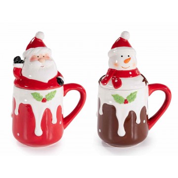 Tazza natalizia in ceramica...