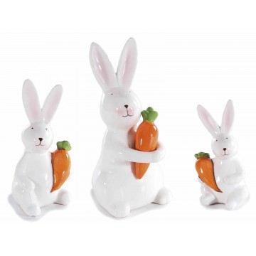 Set 3 coniglietti in...