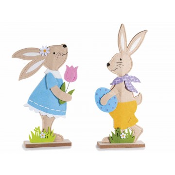 Coniglietti in legno e...