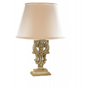 Lampada fregio legno...