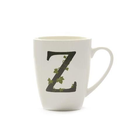 LA PORCELLANA BIANCA ATUPERTU MUG LETTERA "Z" CC.380