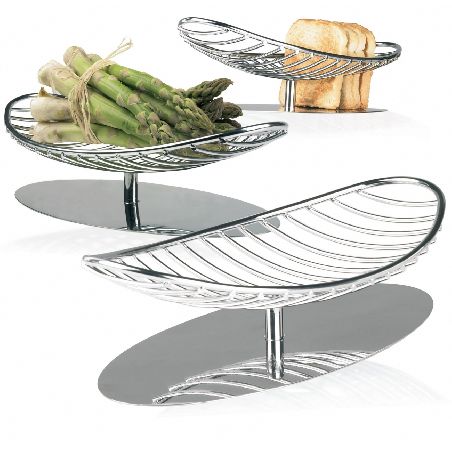 BUGATTI GIOCO PORTA TOAST/FRUTTA INOX