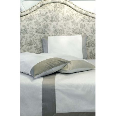 BLANC MARICLO' Balza Raso Tortora 2154 ME art. A27359 Completo Letto Singolo Lenzuolo 150x280 + Sotto con Angoli 85x195x26 + 1 F